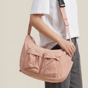 Large Lightweight Nylon Crossbody Gym Bag